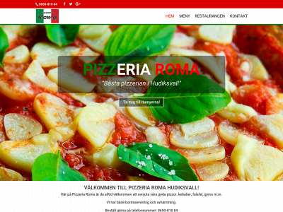 pizzeriaromahudiksvall.se snapshot