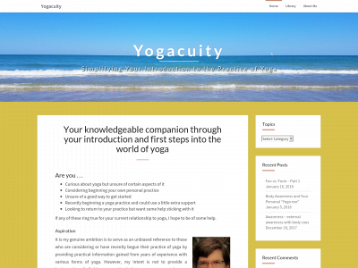 yogacuity.com snapshot