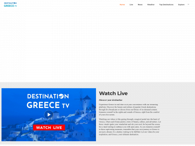 destinationgreece.tv snapshot
