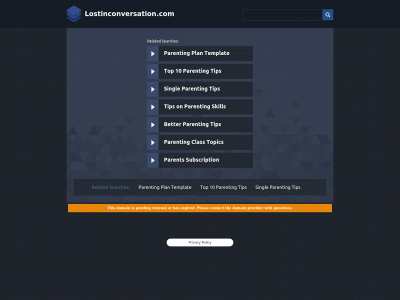 lostinconversation.com snapshot