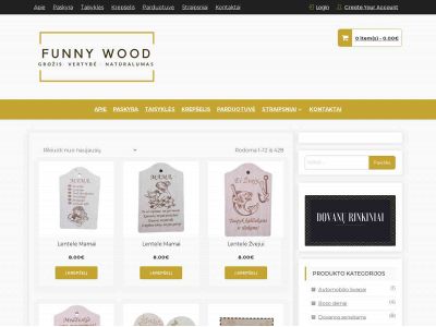 funnywood.lt snapshot