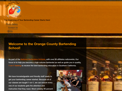 ocbartendingschool.org snapshot