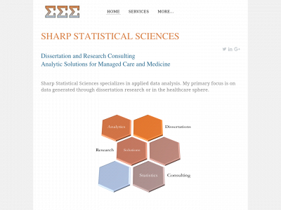 sharpstatisticalsciences.com snapshot