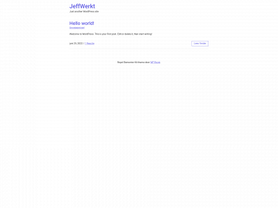 jeffwerkt.nl snapshot
