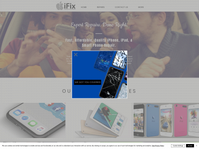 www.ifixrepairservice.com snapshot
