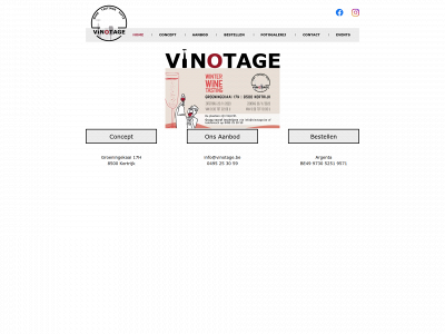 vinotage.be snapshot