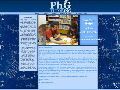 phgtutoring.com snapshot