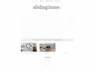 abidinghomedesigns.com snapshot