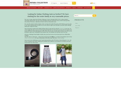 pataracollection.com snapshot