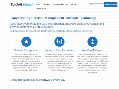 ecosofthealth.com snapshot