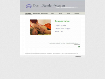 rosenterapeuten.dk snapshot