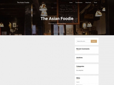 theasianfoodie.com snapshot