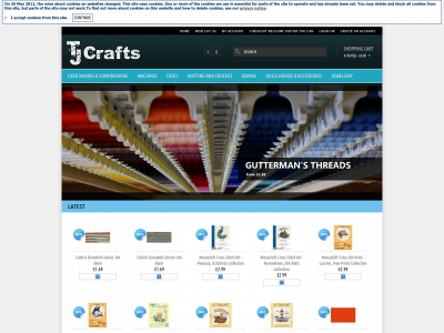 tjcrafts.com snapshot