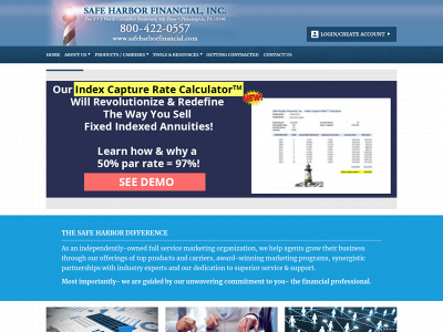 safeharborfinancial.com snapshot