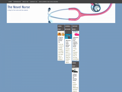 thenovelnurse.com snapshot