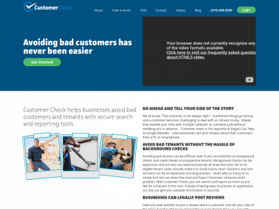 customercheck.net snapshot