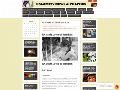calamitypolitics.com snapshot