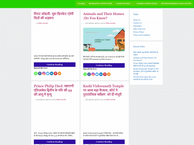 dailyhindihelp.com snapshot