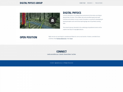 digitalphysics.se snapshot