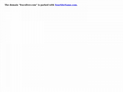 fracsilver.com snapshot