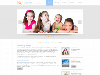 lightboxportraitstudio.com snapshot
