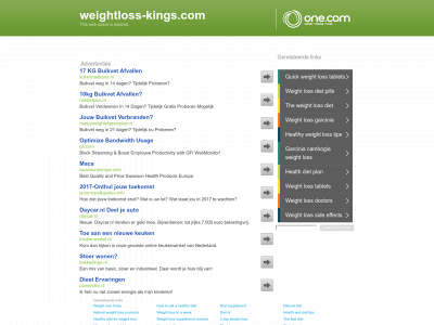 weightloss-kings.com snapshot