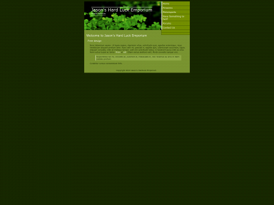 hardluckemporium.com snapshot