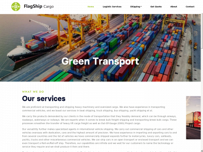 flagshipcargo.com snapshot