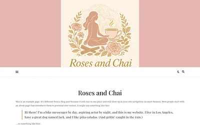 rosesandchai.com snapshot