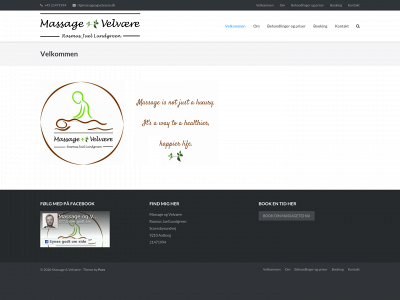 massageogvelvaere.dk snapshot