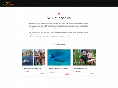 www.mycaboexcursions.com snapshot