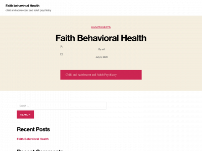 faithbehavioralhealth.com snapshot