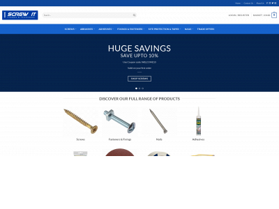 screwitfixingsandfastenersltd.co.uk snapshot
