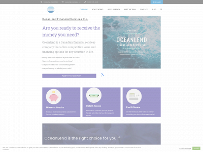 oceanlend.ca snapshot