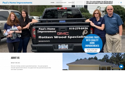 paulshomeimprovements.com snapshot