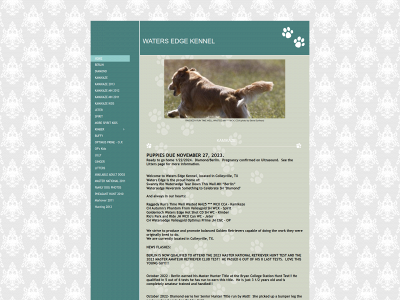 watersedgekennel.simplesite.com snapshot
