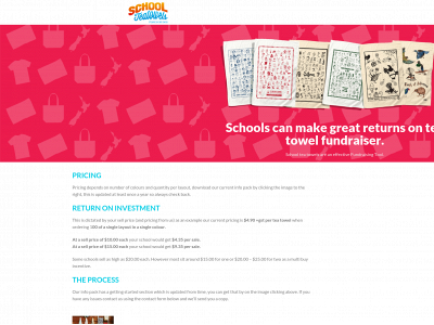 schoolteatowels.co.nz snapshot