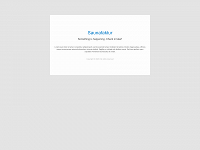 saunafaktur.de snapshot