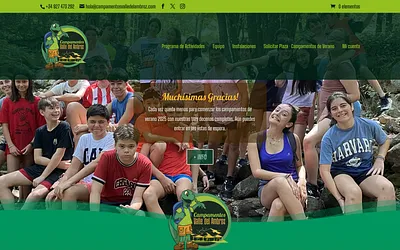 campamentosvalledelambroz.com snapshot