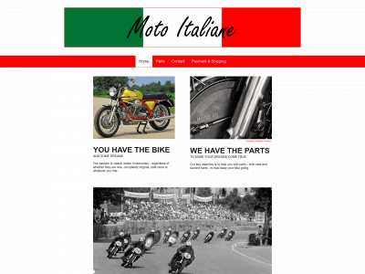motoitaliane.com snapshot
