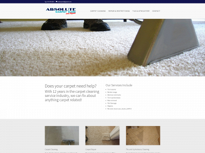 absolutecarpetcareandrepair.com snapshot