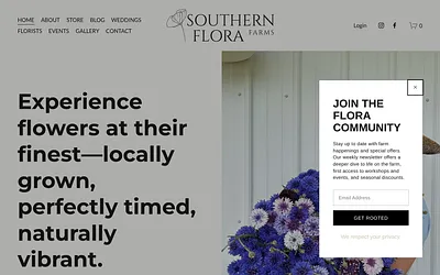 www.southernflorafarms.com snapshot