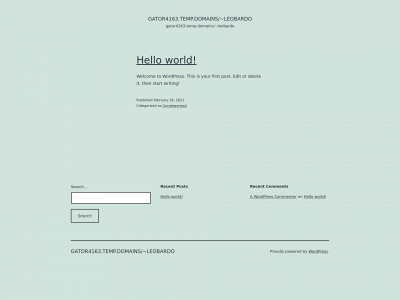 leobardo.tech snapshot