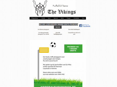 korfbalthevikings.be snapshot