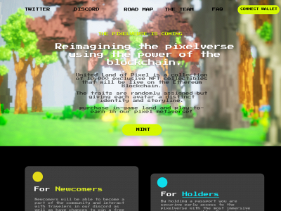 unitedlandofpixels.com snapshot