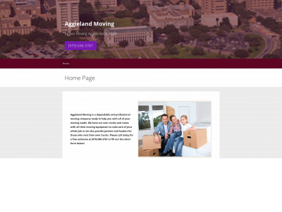aggielandmoving.com snapshot