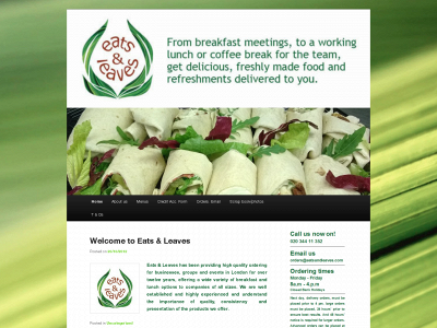 eatsandleaves.com snapshot