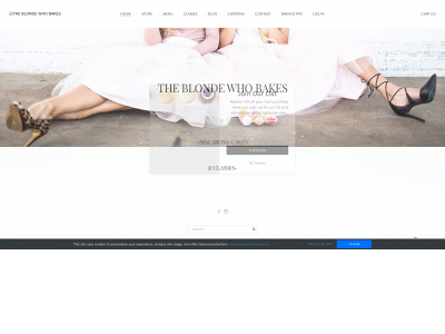 www.theblondewhobakes.com snapshot