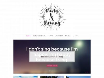 thirty-and-thriving.com snapshot