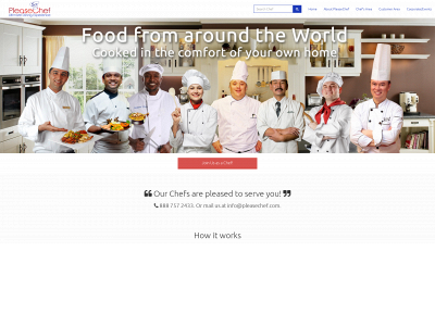 pleasechef.com snapshot